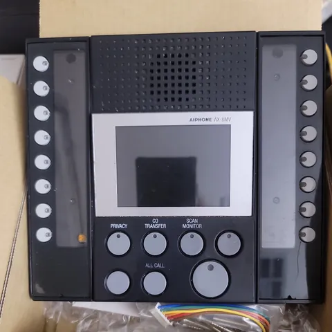 AiPhone AX-8MV AUDIO VIDEO MASTER STATION INTERCOM MONITOR HANDSET SECURITY