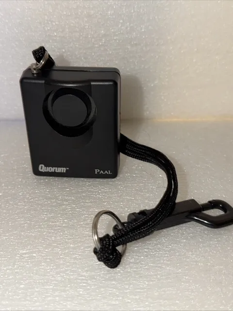 Personal Security Alarm with Clip Quorum PAAL Self Defense 