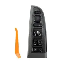 15883323 Front Left Driver Side Door Lock Master Black Panel, Gray Bezel Cover