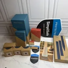 Brand New 8 PCs SimpliSafe Wireless Home Security System (Model SSCS3) SSCM1