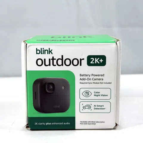 Blink Outdoor 2k+ Battery Powered Add-on Camera / New