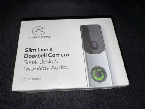 Free Shipping - Alarm.com ADC-VDB105X Slim Line II Video Doorbell Camera