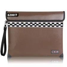 Fireproof Document Bag 6200°F Heat Insulated 13"x11" - 9 Layers Water Resistant