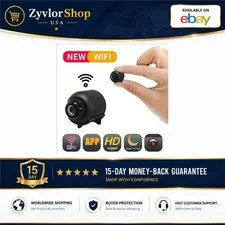 1080p Mini Security Camera Wi-Fi Night Vision Motion Detection GEMODI