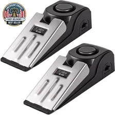 Door Stop Alarm, Door Stopper Security for Home Travel Apartment with 120DB Sire
