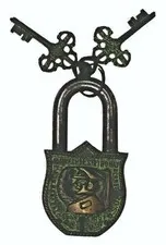 Marshal Sir Thomas Engraved Padlock Vintage Style Handmade Solid Brass Door Lock