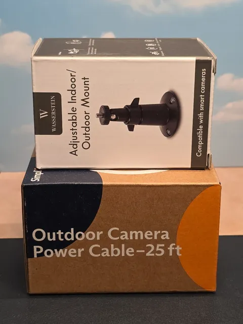 NEW SimpliSafe Outdoor Security Camera Power Cable 25FT & Mount - Complete Kit