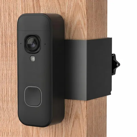 Anti-Theft Door Mount No Drill for B link Battery Doorbell (2026), Black