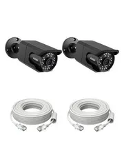 2Pack 4K 8MP Security PoE IP Bullet Camera Outdoor Indoor with Audio, Human D...