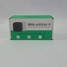 New Blink Outdoor 4 Smart Security Camera Black BCM00500U