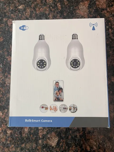 BRAND NEW 2 PACK WiFi Ptz Bulb Camera 3 MP Smart Cameras T-CP8072LF-W3M