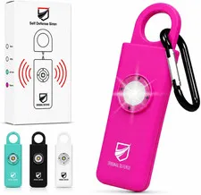 ® Siren Self-Defense Alarm - 130 Db Keychain Alarm with LED Strobe Light for Wom