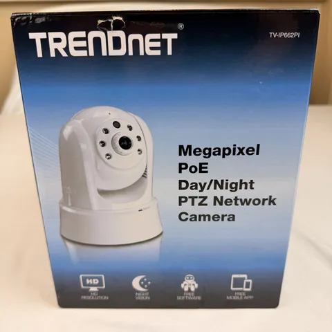 TRENDnet TV-IP662PI/A Megapixel HD PoE PTZ Network Camera New Open Box