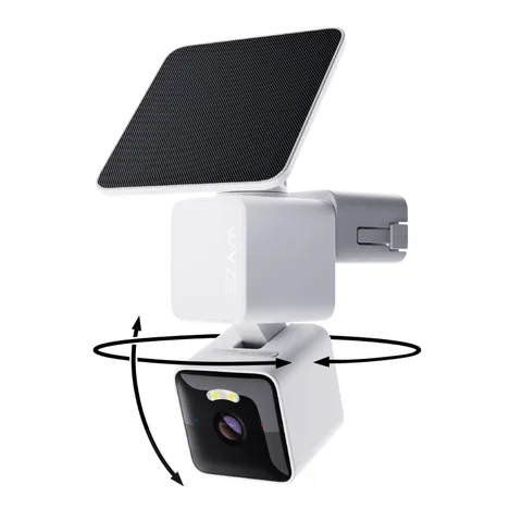 Wireless Outdoor Solar Cam Pan 2K Rechargeable Battery Security Camera