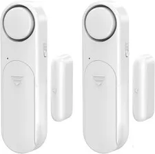 Window and Door Alarm When Opened (2 Pack) for Kids Safety/Home Security, Slidin
