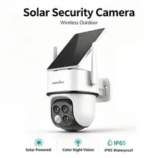 Wansview B7 Outdoor 360° Wireless Solar Security Camera Home Wifi Battery PTZ