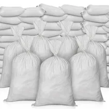 Nuenen 200 Pcs Empty Sandbags Heavy Duty Sand Bags Ties Woven Polypropylene