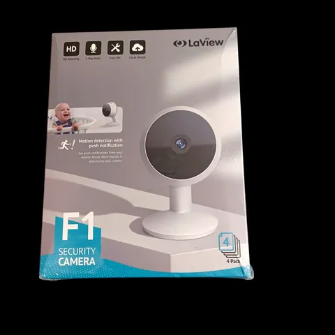 LaView Security NWB Camera Complete 4-Room Home Security System HD Smart Cams