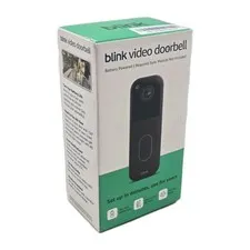 Blink Wireless Video Doorbell 2nd Gen Newest Model Black HD 2 Year battery Life