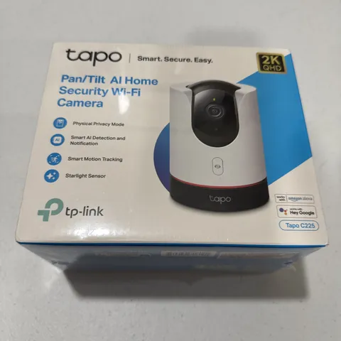 TP-Link Tapo C225 2K Pan/Tilt AI Home Security Camera Wi-Fi 360° Motion Tracking