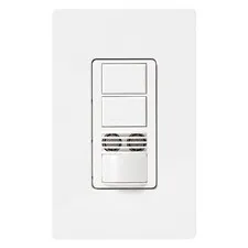 LUTRON MS-B202-WH Occ Snsr,PIR/Usonic,120-277V AC,Wht 36WH01
