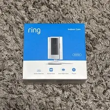 Ring Indoor Cam 2nd Gen Plug-In HD Security Camera White New Sealed