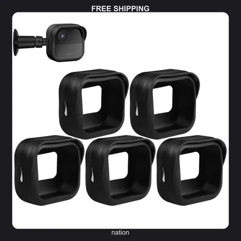 4 Pack Weatherproof Silicone Camera Covers for Blink Outdoor 4K