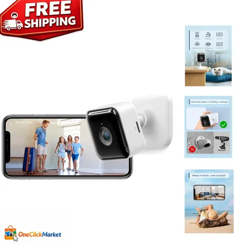 Dome Indoor Camera with Infrared Night Vision & 2-Way Audio Communication