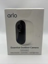 New Arlo Essential Security Camera 2K Outdoor 2ndGen Wireless with Spotlight.
