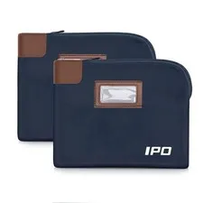 Waterproof Cash Bag 11 X 8.6 Inches with Key Lock - Secure Money Pouch