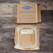 NuTone Stereo-Hi Fidelity-“A” Unit-8”-Patio Speaker Frame-