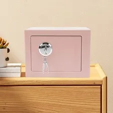 Small Safe Box with Drop Slot, Safe Box for Money, Cash Safe Box for Cabinets
