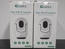 Cloarks Pan-Tilt IP Camera White Model: CA42 Lot of 2 NEW/OPEN BOX