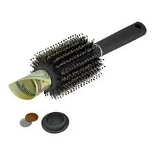 Hair Brush Hidden Stash Safe Secret Compartment Diversion Travel Security Safe*
