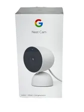 Google Nest Security Indoor Wired Camera 2nd Generation Night Vision w/Alerts