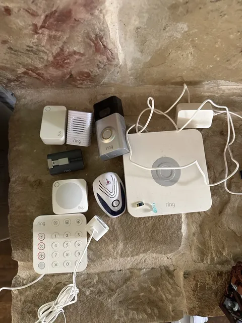 Ring Alarm Security System +Video Doorbell +Base Station +Keypad +Motion Sensor