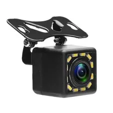 Car Backup Camera, Rear View Camera Ultra HD 12 LED Night Mini, Black
