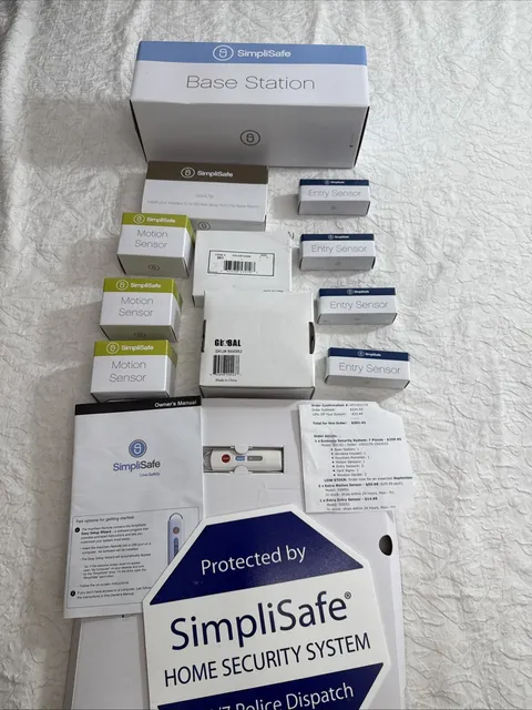 SimpliSafe Home Security System 1st Generation 10 Plus Piece Lot Bundle SS-1500