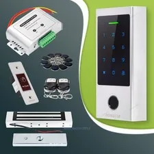 HOMSECUR IP66 APP WIFI Fingerprint Access Control Set Waterproof 180KG Mag Lock