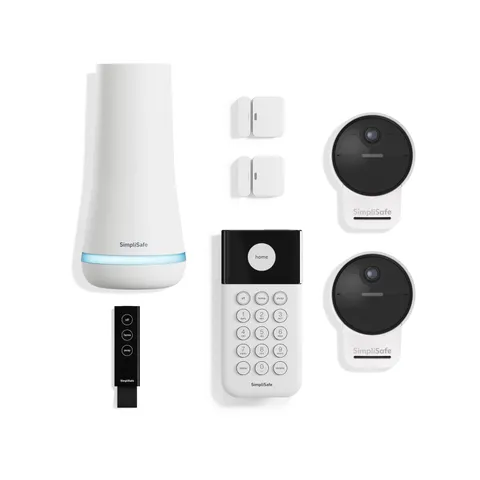 7 Piece Wireless Outdoor Home Security Camera System 1080p HD Night Vision Kit