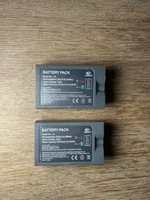 2 Pack V4 6040mAh Battery Replacement for Ring for Video Doorbell 2/3/4