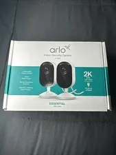 Arlo Essential 2 Pack Indoor Security Camera 2K (3rd Gen 2025) Wired Plug-In*NEW