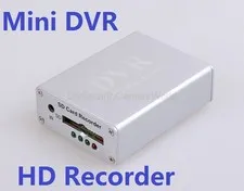 Mini DVR 1CH VIDEO 1CH AUDIO Realtime SD Card Video Recorder DVR For CCTV CVBS
