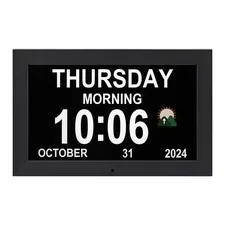Digital Alarm Clock, Multiple Alarm Functions, Clock with Date and Week, Digi...