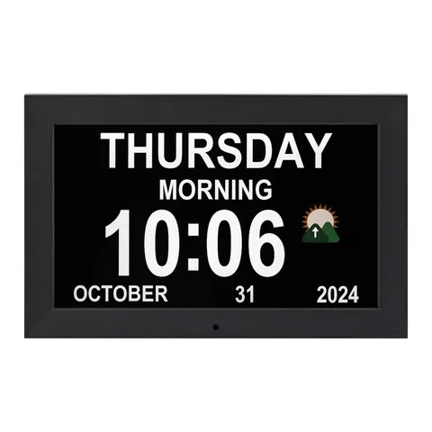 Digital Alarm Clock, Multiple Alarm Functions, Clock with Date and Week, Digi...