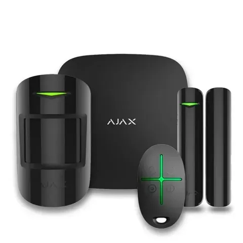 Wireless security alarm kit Ajax StarterKit black