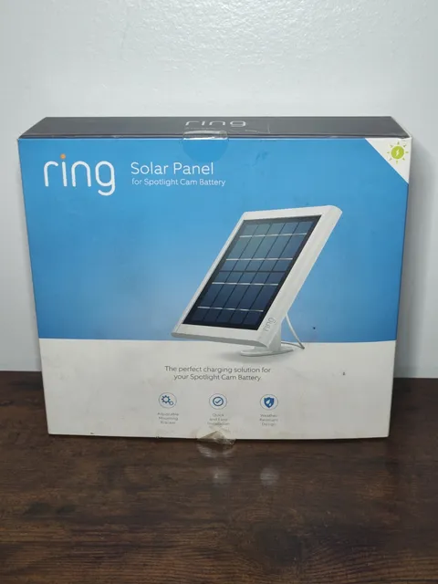 Ring Solar Panel for Spotlight Cam Battery - Brand New Open Box