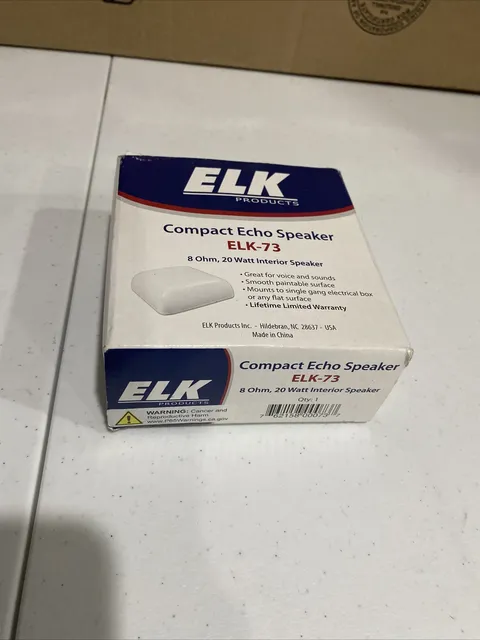 ELK Products ELK-73 Compact Echo Speaker , New