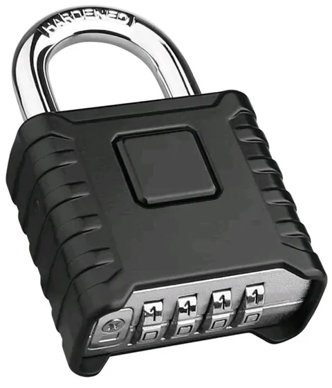 Heavy Duty Combination Padlock 4-Digit Weatherproof Lock for Gate Garage Shed