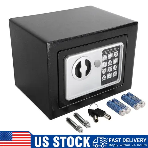 Digital Electronic Safe Box Keypad Lock Security Home Office Cash Jewelry Gun US